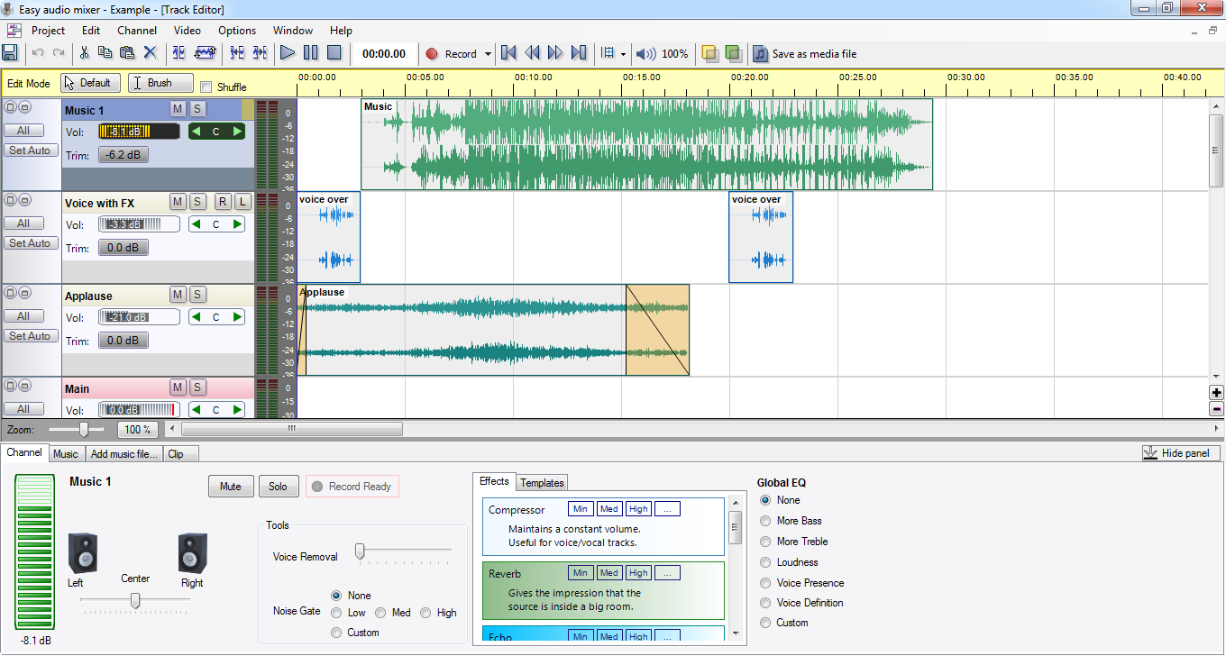 Easy audio mixer LITE 2.3.2 full