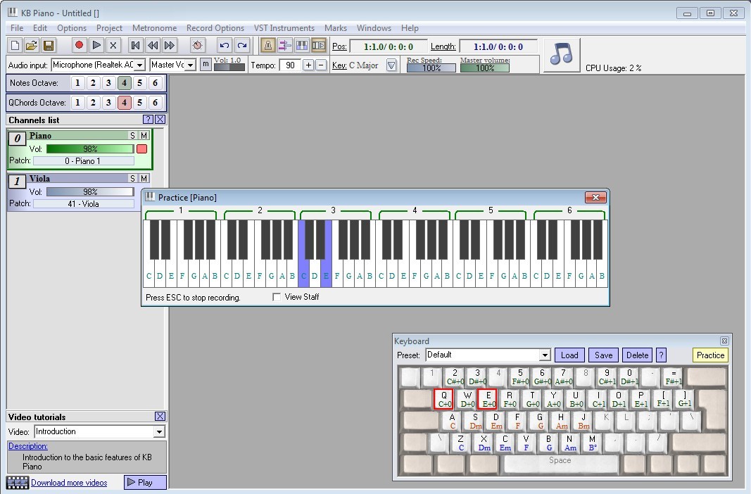 Screenshot for KB Piano 2.5