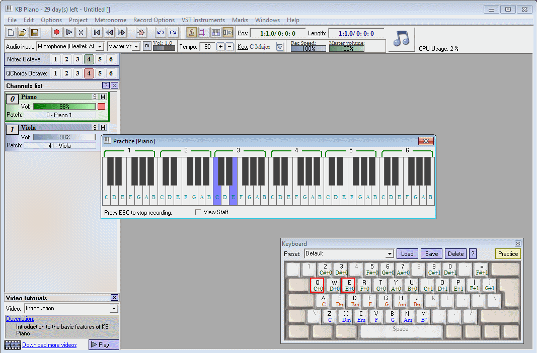 KB Piano - Turn your PC into a Piano.