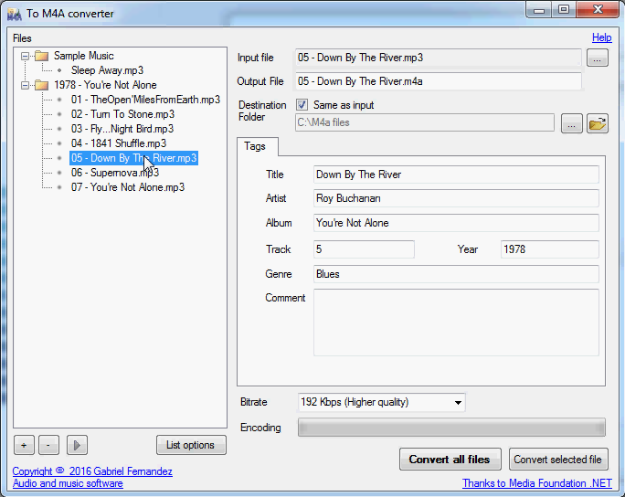 Free and powerful MP4 audio converter